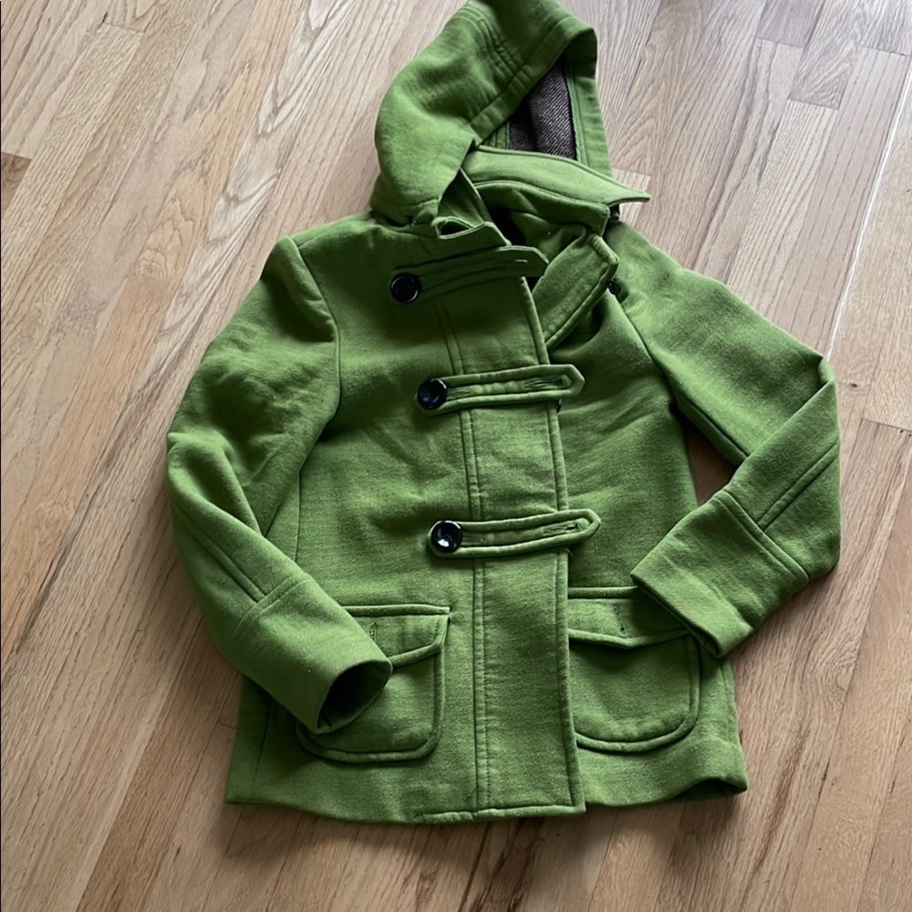 Green Hooded Jacket